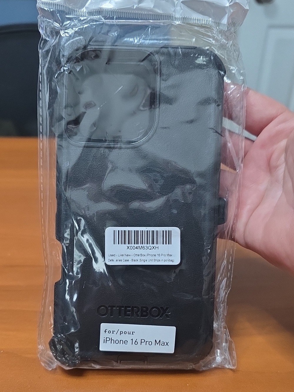 OtterBox Black Case for iPhone 16 Pro Max - Durable Protective Cover